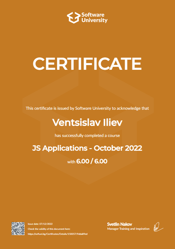 JS Applications